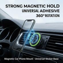 2026 New Luminous Magnetic Phone Holder, 360° Rotation, Strong Magnetic, Portable & Compact, Glow-In-The-Dark Design - A - View 2