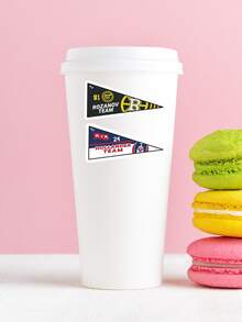 Heated Rivalry Inspired Hockey Team Stickers - Montreal Metros & Boston Pennant Decals, Bookish Gifts For Romance Readers, Waterproof Vinyl - Multicolor - View 4