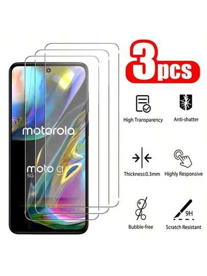 3pcs Mobile Phone Screen Protector Film Compatible Moto G52/E32/E22i/Edge 30 Neo/Moto G82/Moto G10/G45/Moto E6s/E30/G20/E30/E14/G24 POWER/G30/E40/G31/G24/E7 POWER/G41/G04/G35/G04s/Edge 30/Moto G34/G84/G54/G14/G55/E22/E13/G50/ Screen Protectors Of Various Types, Such As Bubble Free, Scratch Resistant, Screen Protector, And Full Coverage Screen Glass Film Screen Protection Essentials, Applicable To Daily Shield, Office, Home Daily Shield Office Home Phone Accessories Waterproof Shockproof Anti-Fall