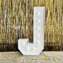 3ft Warm Yellow Lighted Letter Sign, Large Illuminated Marquee Letter Light, Suitable For Graduation, New Year, Christmas Decoration - Yellow - View 29