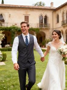 Áo vest nam màu xám, dáng ôm, cài một hàng khuy, thích hợp cho công sở, dự tiệc cưới. - Xám - Xem 3