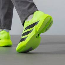 Adidas 阿迪达斯 Adizero Adios Pro 4 舒适低帮马拉松跑鞋，男款 - 綠黑色 - 查看 6