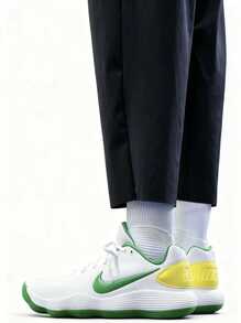 Nike Hyperdunk 2017 百搭舒適 抓地 低筒 籃球鞋 男款 白綠色 - 白綠色 - 查看 6