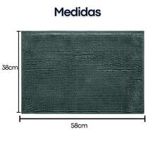 Non-Slip Bath Mat 40 X 60 Super Absorbent Soft Noodle Ball Various Colors - Dark Green - View 3