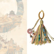 Handmade Tassels, DIY Woven Tassels, Style Hanging Decorations, Accessories For Bags, Keychains And Other Crafts - 1PC - View 6