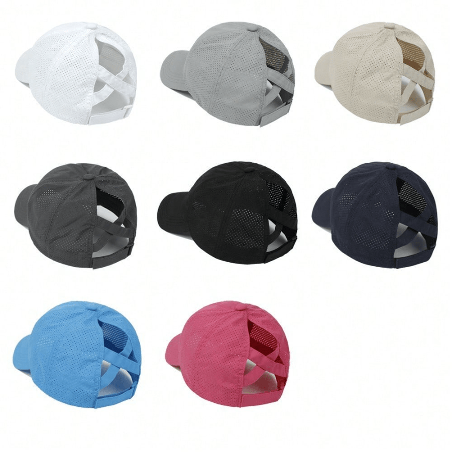 1pc Quick Drying Ponytail Baseball Cap, Sun Protection Cap, Women's Sports Cap, Camping Cap, Hiking Cap