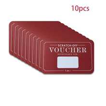 10pcs Scratch Cards, Creative DIY Gift Cards, Party Games, Holiday Supplies, Gift Vouchers, Love Coupons, Mother's Day Cards, Birthday Cards - Multicolor - View 13
