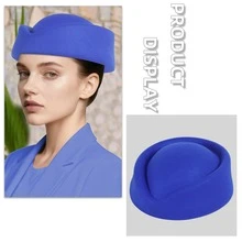 1pc Elegant Women's Felt Fedora Hat - Polyester Woven Lightweight Non-Stretch Hat, Suitable For New Year And Church Weddings - No Feathers, Hand Wash Or Dry Clean Only, Suitable For Daily Activities, Gatherings, Parties, Can Be Used As Holiday And Mother's Day Gifts, One Size Hair Sleep Cap - Other Colors for Style B - View 11