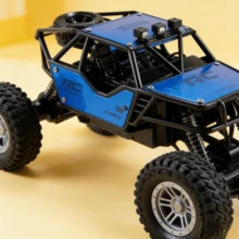 Vehículo de escalada todoterreno de aleación luminosa de cuatro vías,Camión Monstruo Todoterreno a Control Remoto 1:20 R/C Coche de Escalada Inteligente Todo Terreno con Vehículo de 4 Canales - Azul - Ver 6