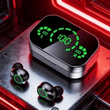 TWS无线蓝牙耳机，立体声运动耳机，HiFi音乐耳机，内置麦克风，高清通话和游戏耳机 - 彩色 - 查看 1