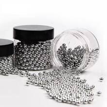 200/400/800pcs Stainless Steel Cleaning Beads, Glass Cup, Bottle, Hookah, Wine Bottle Cleaning Beads, Smoking Accessories (200pcs/Box) - Gun Black - View 7