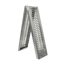 Rampa de Carga Plegable para 4x4, Motocicletas Todo Terreno, Camiones y ATVs - Rampa de Remolque Portátil para Trabajo Pesado con Mango en T y Gancho en U para Dirt Bikes, Cortadoras de Césped, Quitanieves y Más, Accesorio para Vehículos al Aire Libre | Equipo Todo Terreno Versátil | Estructura Metálica Duradera, Rampa para Camiones, Rampa para ATVs - A - Ver 6