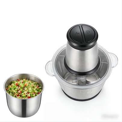 Robot De Cocina 1000w 3.6l Doble Vaso Picar Y Moler