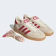 Adidas Handball Spezial Women's  Casual Shoes Valentine's Day Gift Date Gift  Comfort Cushioned Leather KH9044 - 紅白色 - 查看 4