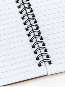 四合一螺旋笔记本套装，包含活页笔记本（带笔夹）、便签纸、书签和彩色索引标签，棕色纸封面，便携尺寸 4.1 英寸 x 5.3 英寸，适合日常记笔记。 - 升級款 - 查看 7