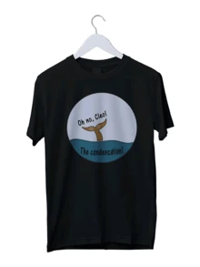 Oh No Cleo The Condensation Graphic Print T-Shirt Unisex S M L XL 2 3 XL - 黑色25 - 查看 1