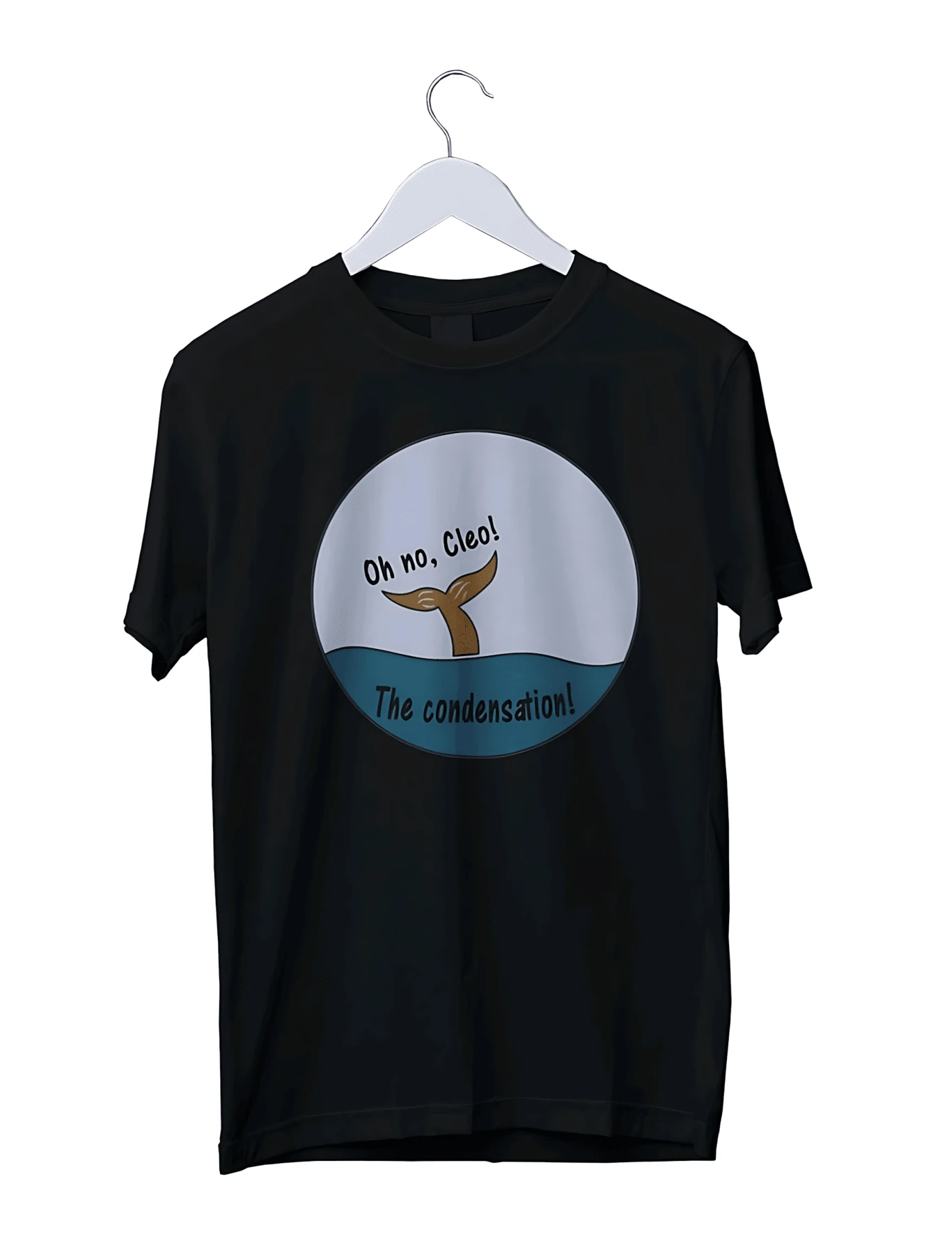 Oh No Cleo The Condensation Graphic Print T-Shirt Unisex S M L XL 2 3 XL - 黑色25 - 查看 1