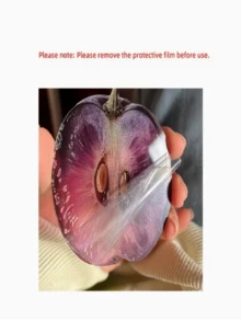 4-Season Versatile, Spring Preferred Realistic Fruit Slice Acrylic Bookmarks, Semi-Transparent Orange, Grape, Cherry Cute Bookmark Cards, Kiwi Bookmarks - Multiple - View 5