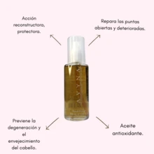 Fluido di argan aceite cabello deshidratados Avyna 100ml - Blanco - Ver 5