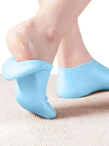 1 Pair Silicone Moisturizing Relief Socks, 1 Set Pumice Stone And High Elastic Absorption Pressure Socks Suit, Reusable Aloe Socks, Overnight SPA Sock, Anti-Slip Gel Heel Socks For Women Men Dry Skin Dry Feet Rough Skin, Home Foot Care, Use With Your Favorite Lotions, And Creams, Gift For My Mother, Mother's Day, Multiple Combination Options - Nhiều màu - Xem 11