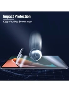 Yezodawee Ceramic Screen Protector For 10.9" 10th Gen 2022 / 11" 11th Gen 2025, High-Definition Soft Matte PET Screen Film, Compatible With 10.9" 10th Gen 2022, High Sensitivity No Bubbles, 9H Hardness Tempered Glass, Anti-Scratch Anti-Shock Anti-Fingerprint, Waterproof Shockproof Full Coverage Compatible With Apple Mini/Air - Clear - View 5