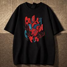 Men's T-Shirt "Create In Me Heart" Unisex Christian 100% Cotton New Release - 黑色 - 查看 1