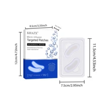 2/4 Stücke transparente Augenpatches für das Gesicht, bequem und atmungsaktiv, selbstklebend. Geeignet für Augen, Gesicht und Nase. - Verschiedenfarbig - Übersicht 2