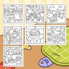 1本48页230克《舒适时光》成人涂色书 - 慵懒宅男+可爱宠物插图，线条粗犷，轻松涂色，是假日休闲和学校手工活动的理想之选 | 优质学习用品，送给手工爱好者的完美礼物 - 舒適的日子 - 查看 11