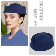 1pc Elegant Women's Felt Fedora Hat - Polyester Woven Lightweight Non-Stretch Hat, Suitable For New Year And Church Weddings - No Feathers, Hand Wash Or Dry Clean Only, Suitable For Daily Activities, Gatherings, Parties, Can Be Used As Holiday And Mother's Day Gifts, One Size Hair Sleep Cap - Other Colors for Style B - View 3