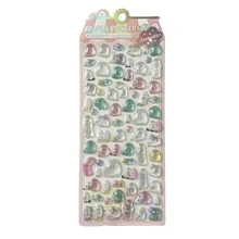 4 estilos de pegatinas 3D de fantasma de dibujos animados lindos, adecuadas para scrapbooking y decoración de papelería, pegatinas artesanales, ideales para manualidades, pegatinas creativas con tema de animales de fantasía, pegatinas decorativas de recompensa para niños, disponibles en múltiples estilos, aplicables a botellas de agua, planificadores, cuadernos, tazas y otras decoraciones, regalo perfecto para la temporada de bodas y el Día de la Madre - pegatinas - Ver 12
