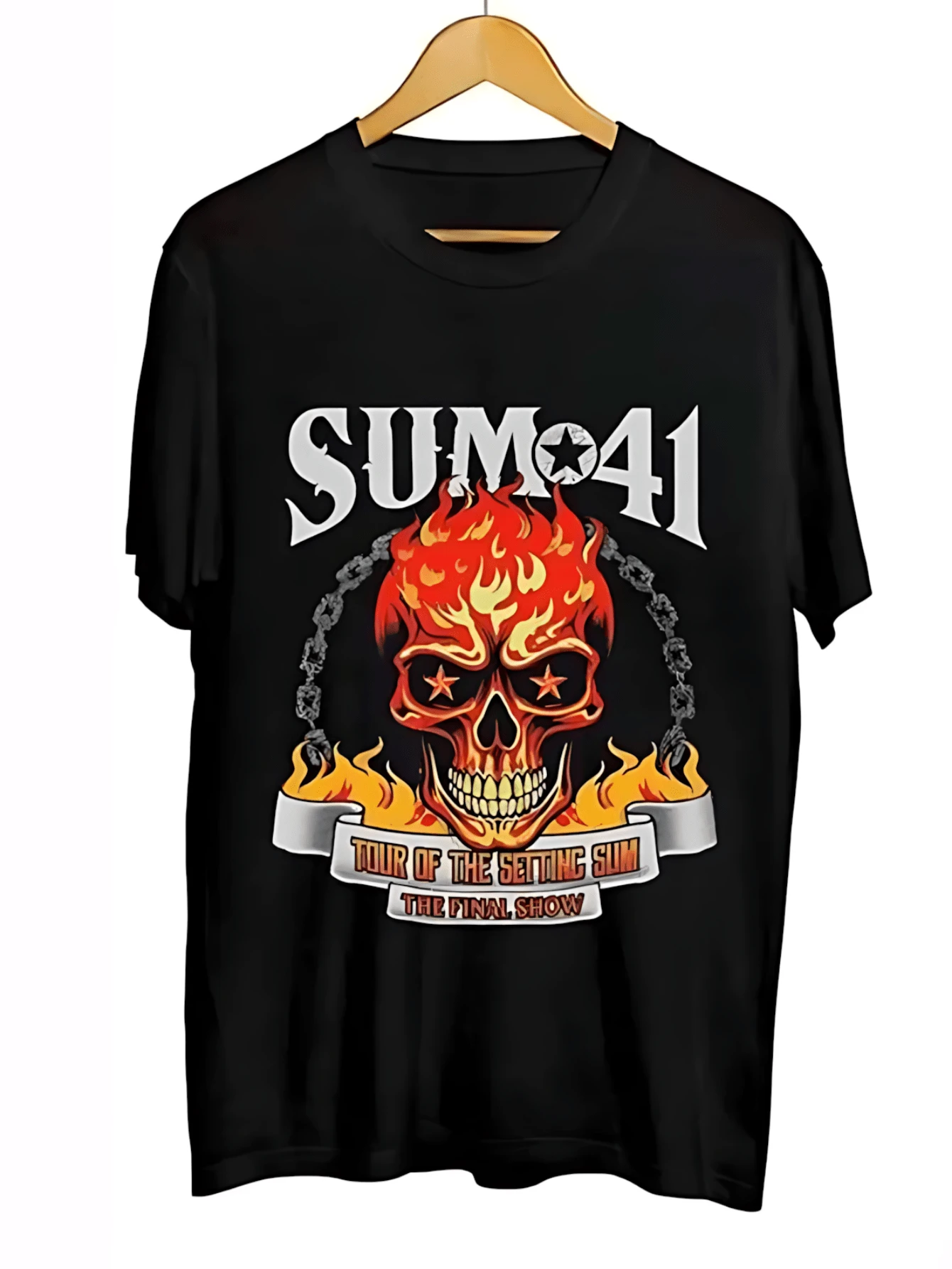 Sum 41 Band Tour Of The Setting T Shirt Full Size S 5XL - Black 24 - View 1