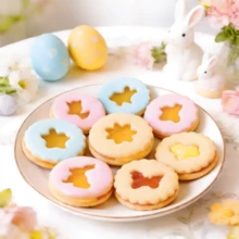 9pcs Stainless Steel Animal Shaped Cookie Cutter Set, Includes Rabbit, Butterfly, Chick Patterns, Ideal For Easter, DIY Cake Decorations And Holiday Desserts, Spring Seasonal Kitchen Tools And Accessories, Dishwasher And Oven - Silver - View 12