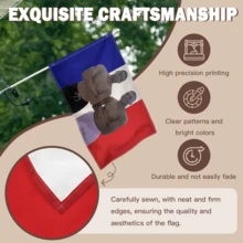 Football Star Kylian French Mbappe Flag Wall Hanging Banner USA Flag 3X5 Ft Funny Banner Polyester With Brass Grommets,Funny Flag Decorations,Flag For Room, Dorm, Outdoor - Pink - View 4