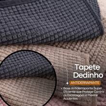 Non-Slip Bathroom Mat With Polka Dots, 40 X 60 Cm, Super Absorbent, Soft, Noodle Pattern, Various Colors - Beige Dune - View 6