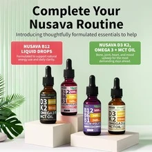 Vitamin B12 And B6 Liquid Drops, B12 Sublingual Vitamin B Complex - B 12 Vitamin 5000mcg - B12 Methylcobalamin For Energy, Brain, And Heart Support With 27,200 Mcg, Raspberry, 80 Servings - 1 Pack - 查看 8