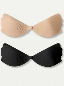2/1pc New Self-Adhesive Push-Up Bra Cup, Nude/Black - Multicolor - View 21