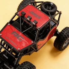 Vehículo de escalada todoterreno de aleación luminosa de cuatro vías,Camión Monstruo Todoterreno a Control Remoto 1:20 R/C Coche de Escalada Inteligente Todo Terreno con Vehículo de 4 Canales - rojo - Ver 3