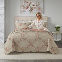 Kit Colcha Patchwork Patch Ultra 3 Peças Casal Queen 240 cm x 260 cm Dupla Face - Istambul - Visão 5