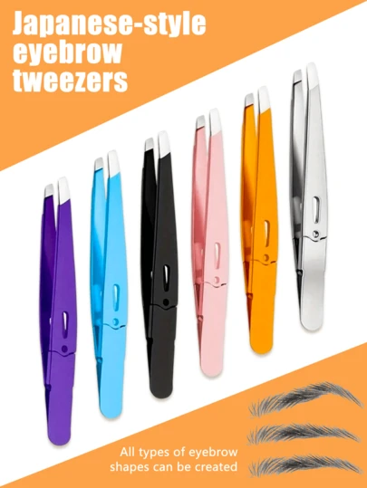 3pcs Tweezers, High-Precision Upgraded Professional Anti-Rust Alloy Tweezers, Suitable For Both Men And Women, Multi-Purpose, Can Be Used For Eyebrow Shaping, Facial Hair, And Ingrown Hair Removal ...