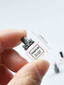 POKOJA LAND 5入組娃娃屋迷你化妝套裝：1/12迷你口紅、香水、粉撲、指甲油、化妝刷模型,適用於ob11娃娃（部分商品隨機顏色） - 化妝套裝 - 查看 7