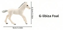 POKOJA LAND 1pc Realistic Miniature Toy Pony And Horse,Wildlife Model Set With Simulated Animals ,Figurines Horse Set With White Horse, Arabian Horse, Jockey And Mare Figurines - For Decoration, Dollhouses, Miniature Toys,And Farm Play (Partially Random) - Multicolor - View 14
