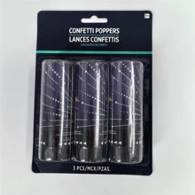 【浪漫庆典小玩意】11厘米迷你手拧式彩纸礼炮，梦幻紫色搭配！紫色包装搭配紫色方形彩纸，轻轻一拧，浪漫绽放，为婚礼和生日派对营造极致氛围。3件套精致，6件套惊艳，材质优良，使用方便！ - 3pcs - 查看 3