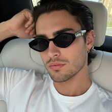 半副男士菱形复古个性化街头风驾驶多功能时尚眼镜 - 彩色 - 查看 5