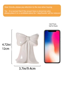 1pc Butterfly Decor Vase, Large Cute Ribbon Design Vase, Suitable For Home Decor, Living Room Centerpiece, Bedroom Shelf And Gift Display - 1PC - View 10