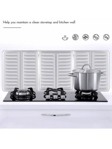 1/2pcs, Kitchen Oil Splash Guard, High-Temperature Resistant Stove Splash Guard For Cooking And Frying, Kitchen Supplies, Cooking Tools - Multicolor - View 9