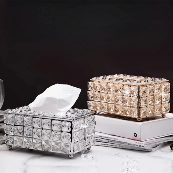 1pc Upright Tissue Box Holder, Napkin Dispenser Suitable For Bathroom Countertop, Vanity, Nightstand And Desk Home Decor, Tissue Paper Dispenser