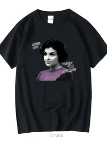 Audrey Horne Twin Peaks T ShirT SweaT Sweater Long Or Short Sleeves Vintage Washed Streetwear Breathable Fashion - 黑色18 - 查看 1