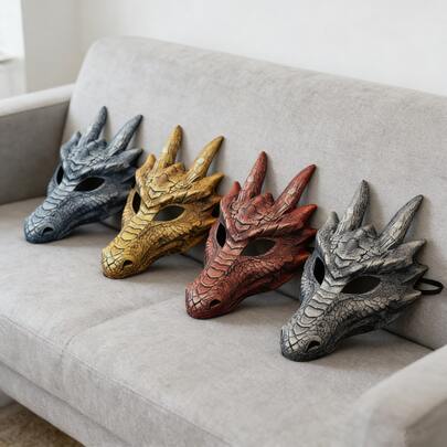 1PC Halloween Carnival Music Festival Party Animal Costume Dragon Cosplay Masks