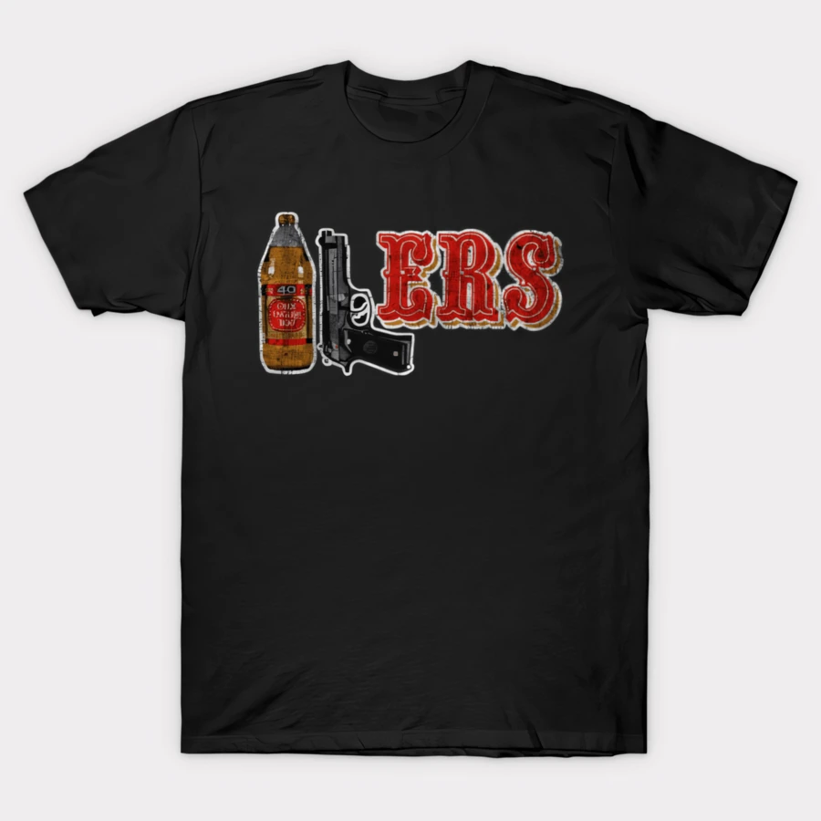 49ers-football T-Shirt - Negro - Ver 1