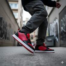 Men's Comfortable Sneakers For Everyday Wear And Urban Style - Red - View 5